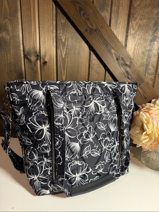 lug Handbags - lug Black and White Floral Tote